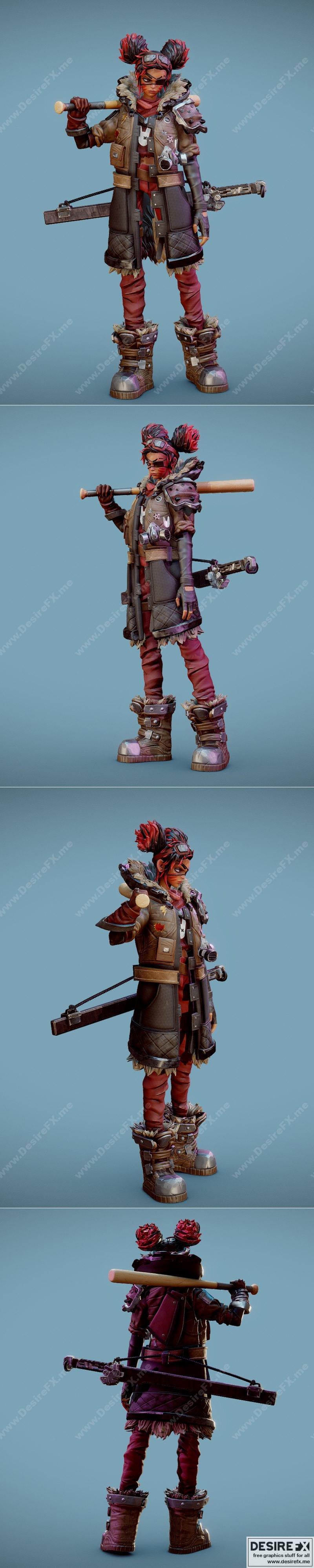 玫瑰——革命领袖雕塑 3D打印模型|Rose – Revolutionary Leader Sculpt – 3D Print Model STL