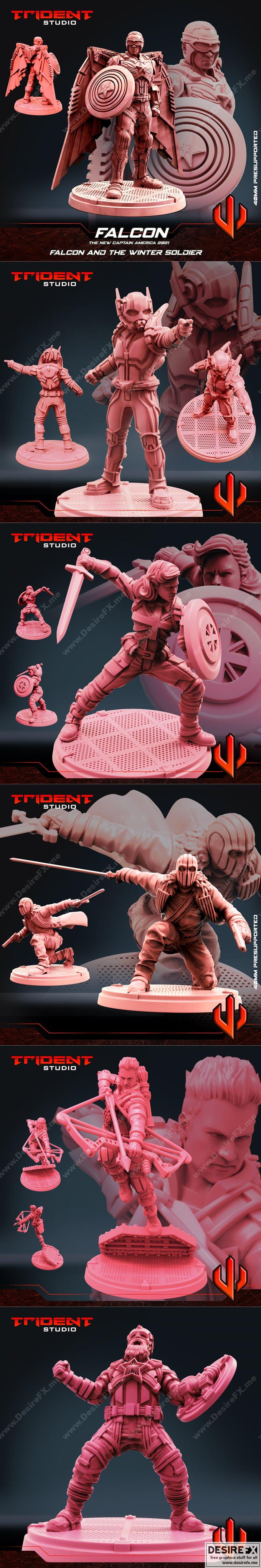 Trident Studio Gumroad - 动漫游戏角色3D打印模型STL|Trident Studio Gumroad – 3D Print Model STL