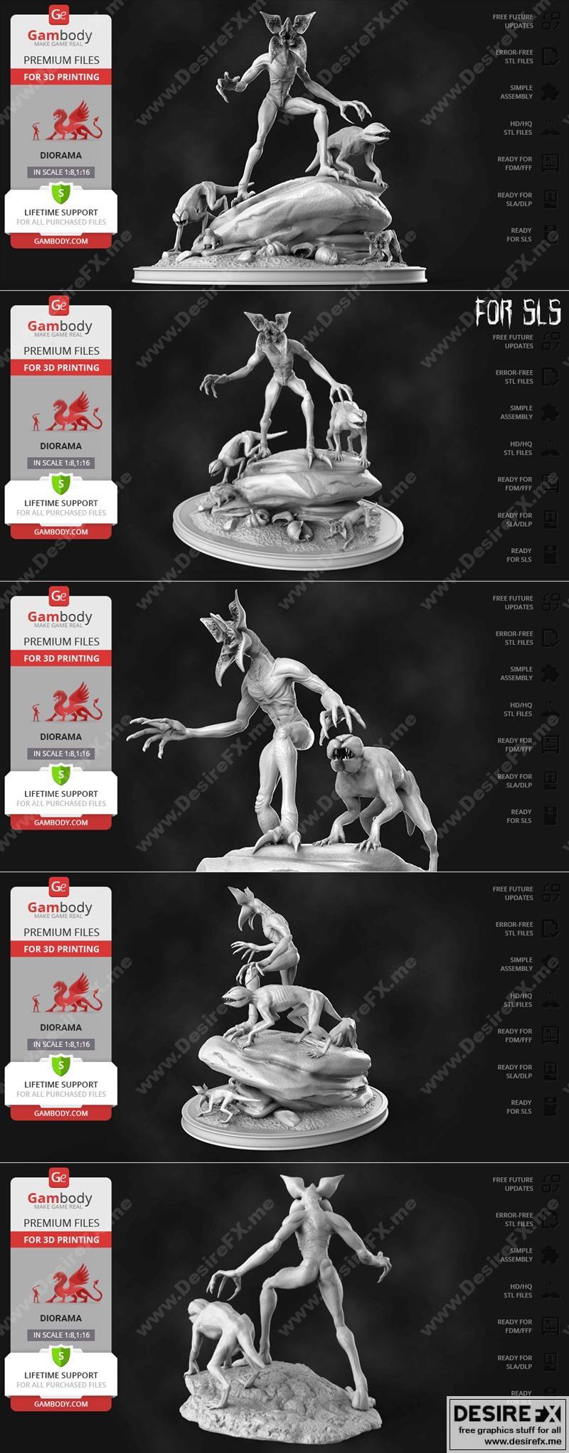 Demogorgon 3D打印模型|The Demogorgon – 3D Print Model STL