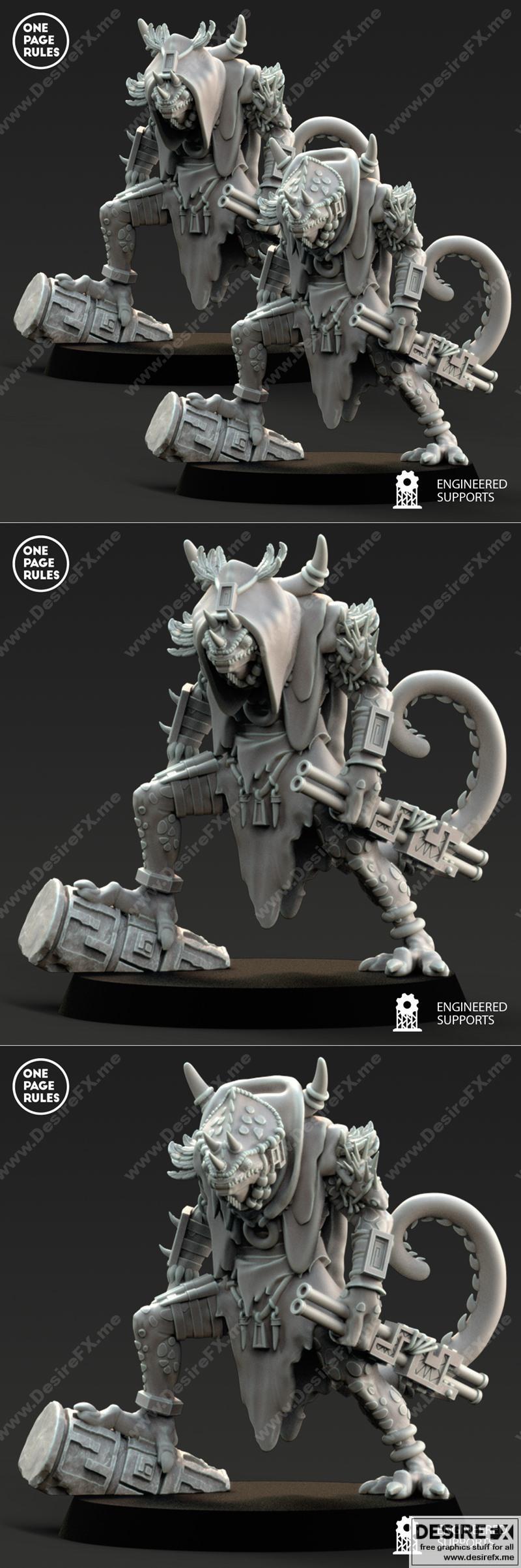 S-变色龙首领-3D打印模型|S – Chameleon Chief – 3D Print Model STL