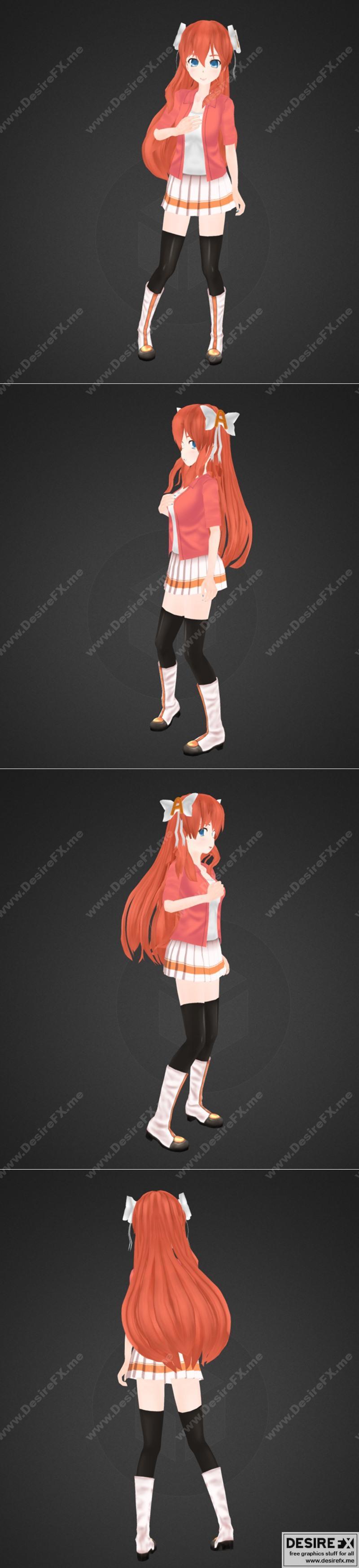 Ai-Chan 3D打印模型|Ai-Chan – 3D Print Model STL