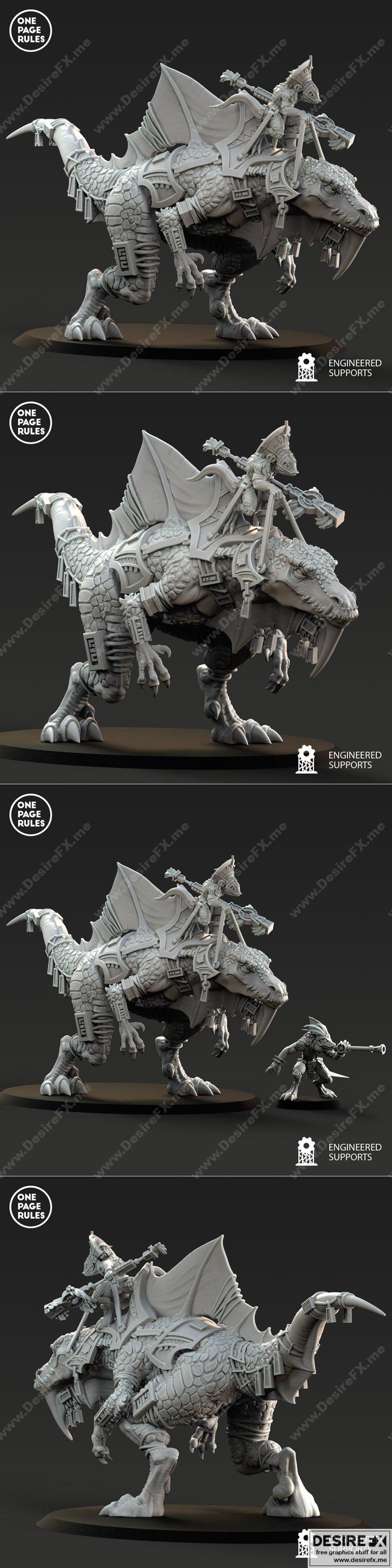异色龙 3D打印模型 STL|S – Spinosaurus – 3D Print Model STL