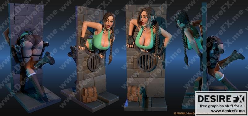 莉亚·克罗夫特 3D打印模型 STL|Lara Croft – 3D Print Model STL