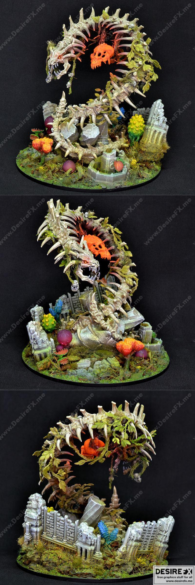 火龙-3D打印模型|Fire Dragon – 3D Print Model STL