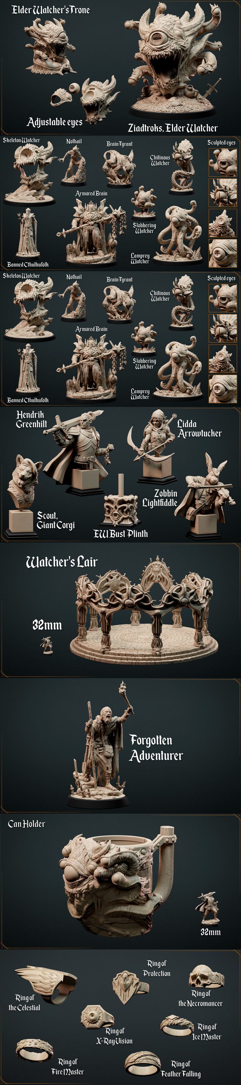 守望之眼 3D打印模型|Eye of the Watcher