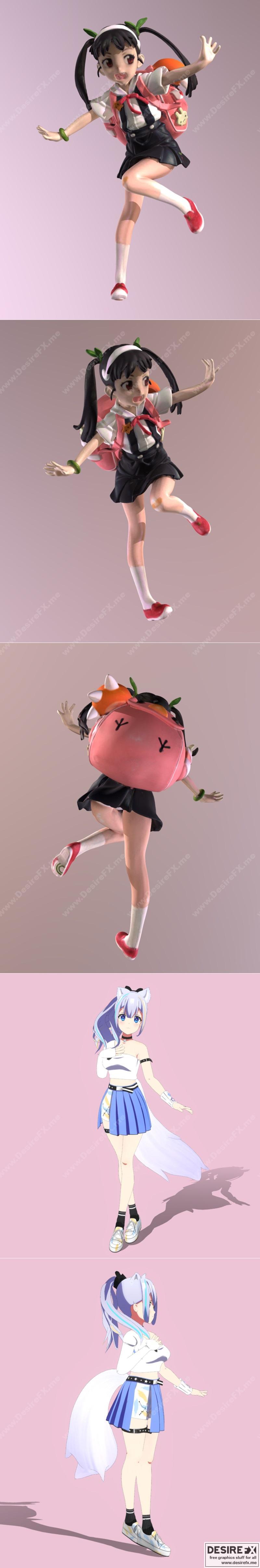 Nunki Amber Glow 3D打印模型|Mayoi – Nunki Amber Glow Commission Work – 3D Print Model STL