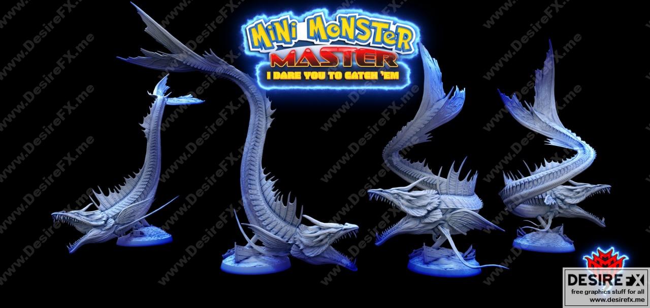 凶猛龙鱼3D打印模型|Hungering barracuda