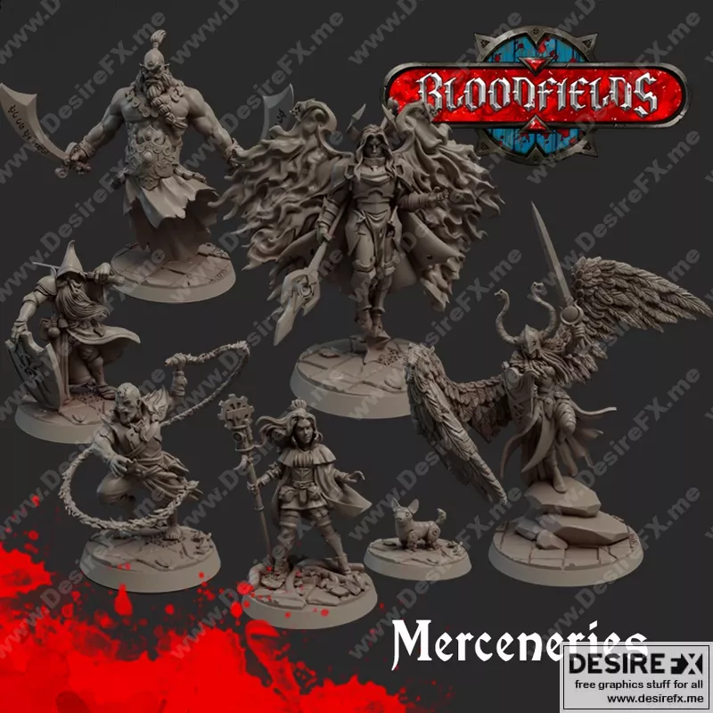 佣兵之刃 3D打印模型|Mercenaries