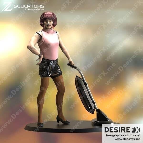 弗雷迪·墨丘利 3D打印模型|Freddy Mercury