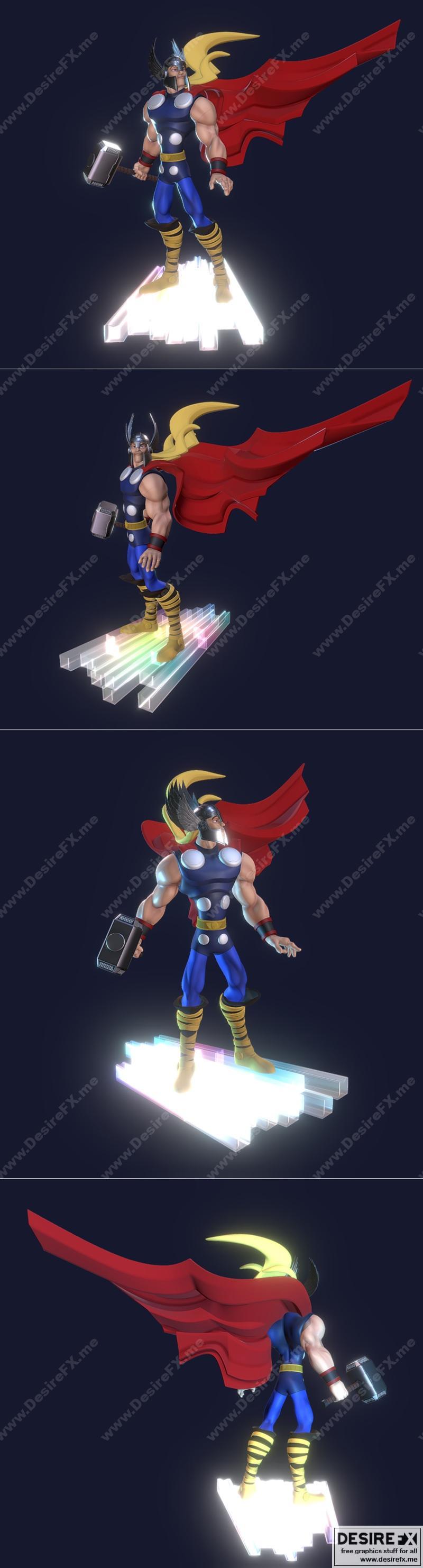 雷霆：3D打印模型|Thor – 3D Print Model STL