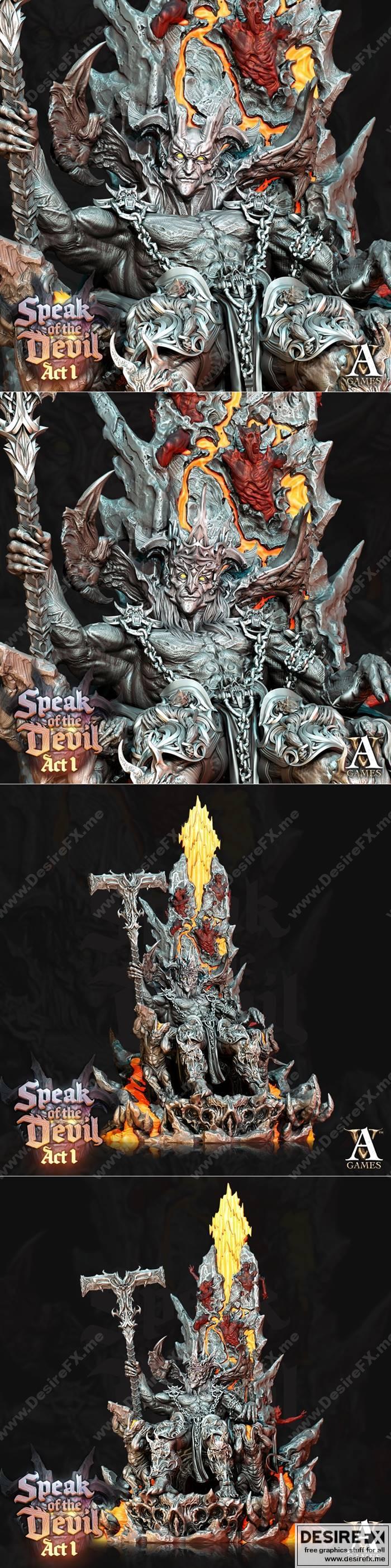 阿撒兹勒 3D打印模型|Asmodeus – 3D Print Model STL