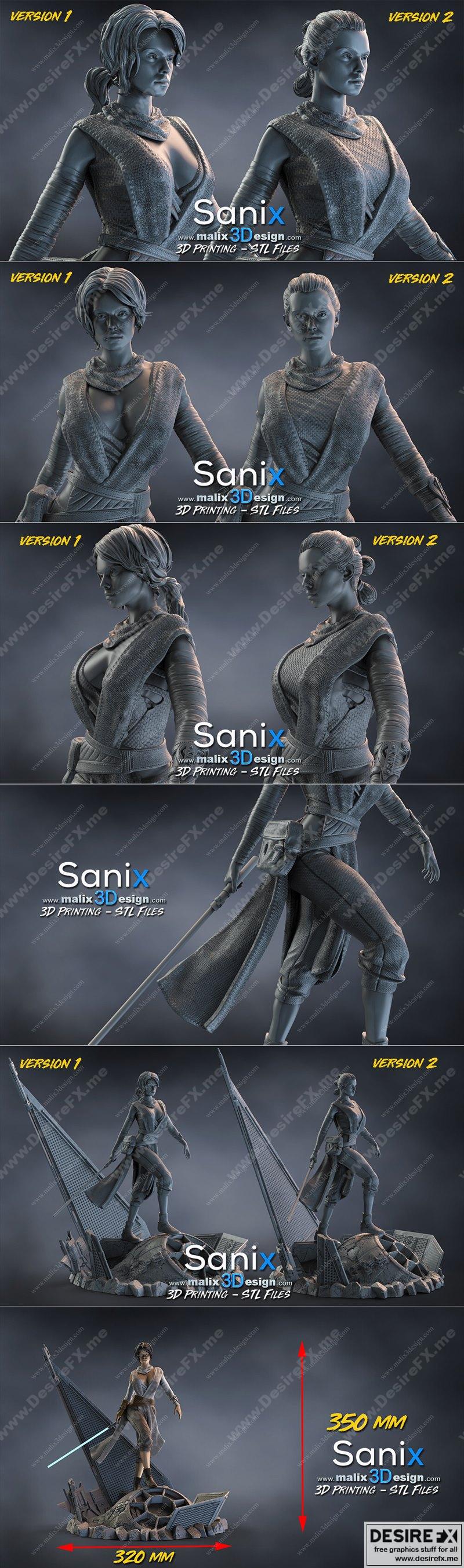 雷电3D打印模型|Rey – 3D Print Model STL