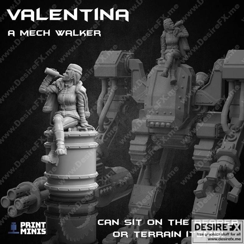 Valentina 原始模型 3D打印文件|Valentina Sitting – 3D Print Model STL