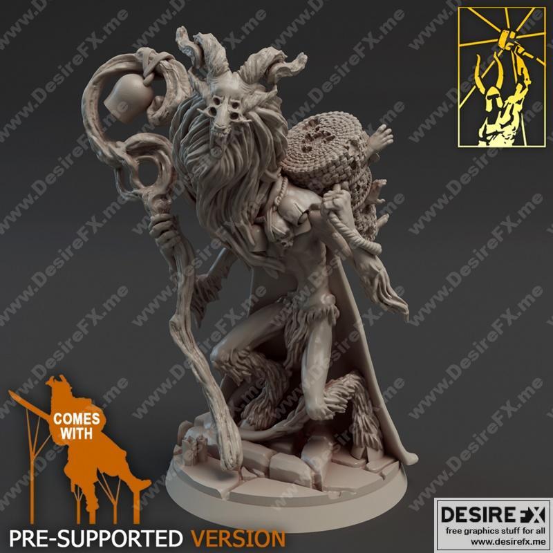 小镇居民羊恶魔 3D打印模型|Townfolks Goat Deamon – 3D Print Model STL