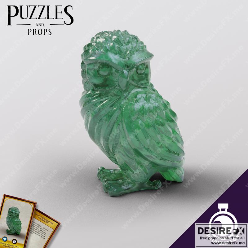 蛇形猫头鹰 3D打印模型|Serpentine Owl