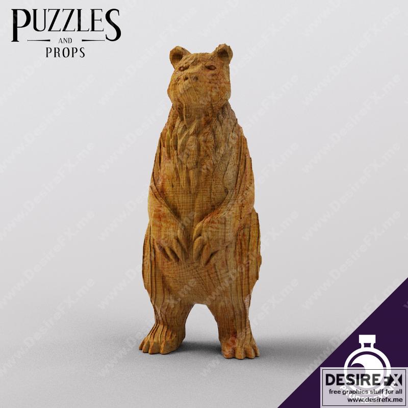 松果熊3D打印模型|Pine Bear