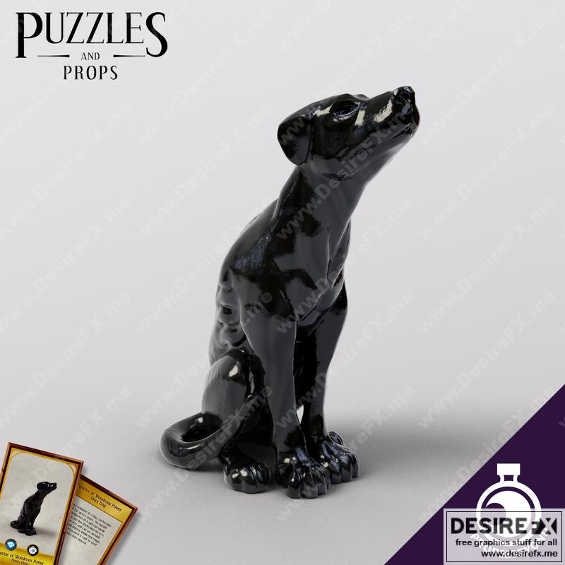 黑石犬 3D打印模型|Onyx Dog