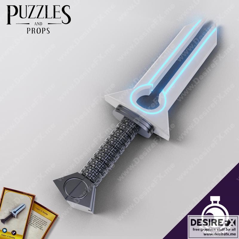 爆破之刃3D打印模型|Dagger of Blasting