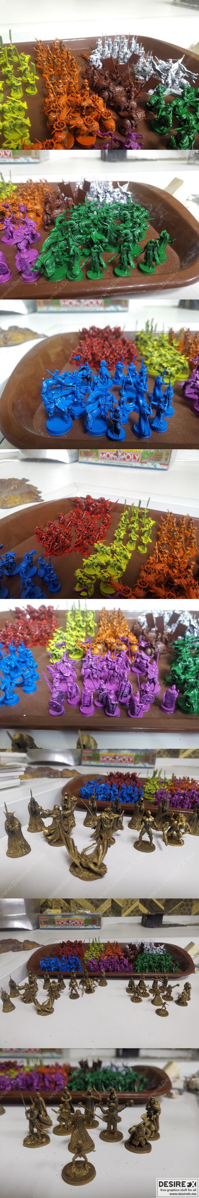 指环王军队 3D打印模型|The Lord of the Rings army