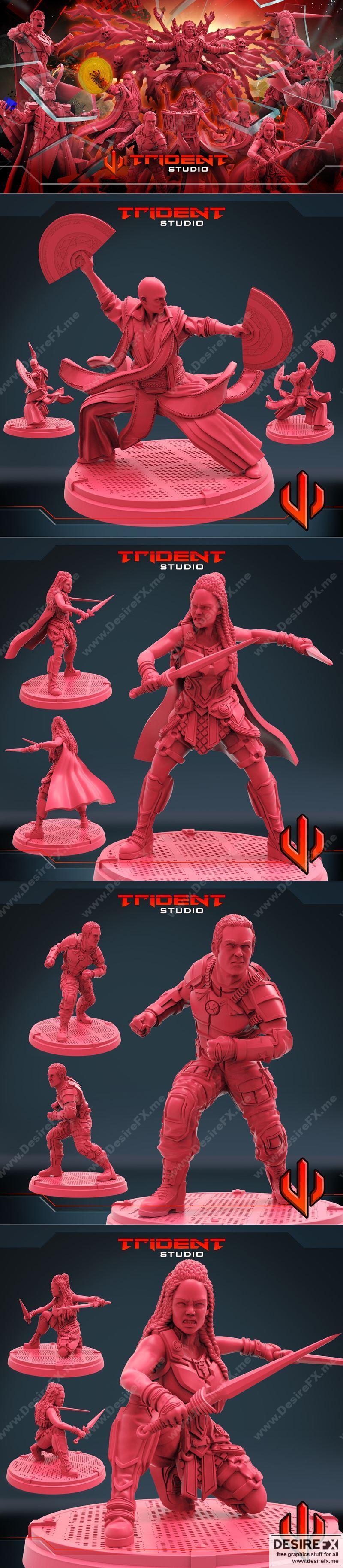 Trident Studio 2022七月作品：3D打印模型STL集锦|Trident Studio July 2022 – 3D Print Model STL