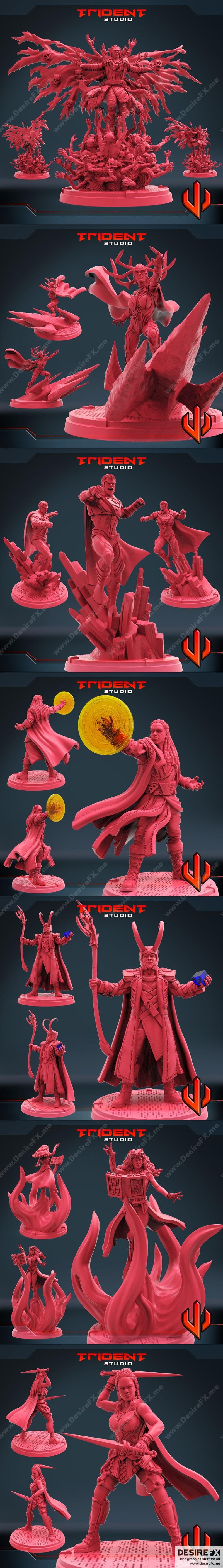 Trident Studio 2022七月作品：3D打印模型STL集锦|Trident Studio July 2022 – 3D Print Model STL