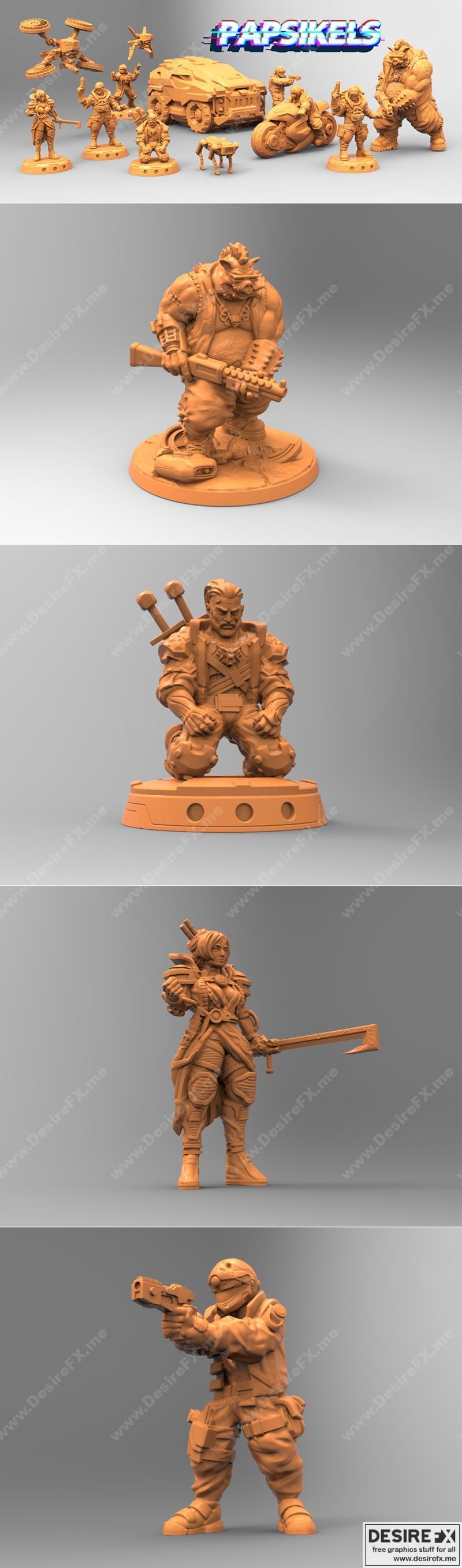 Papsikels 2020年6月作品：3D打印模型STL|Papsikels June 2020 – 3D Print Model STL