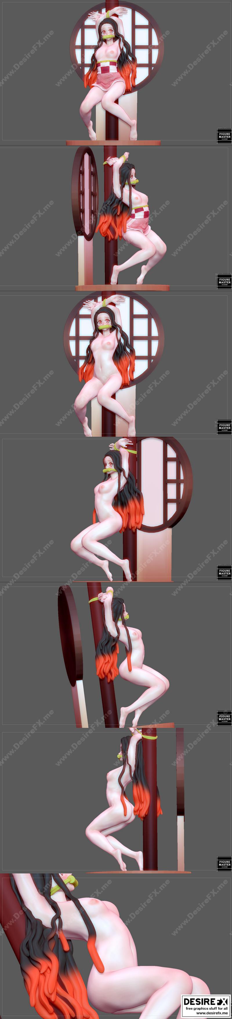 Kamado Nezuko v2 3D打印模型|Kamado Nezuko v2