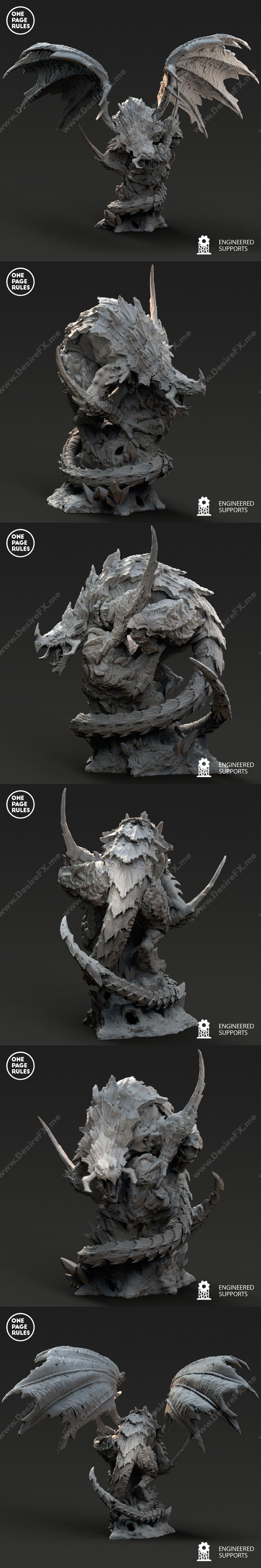 一页面规则——异星蜂巢——翼龙泰坦|One Page Rules – Alien Hives – Winged Titan