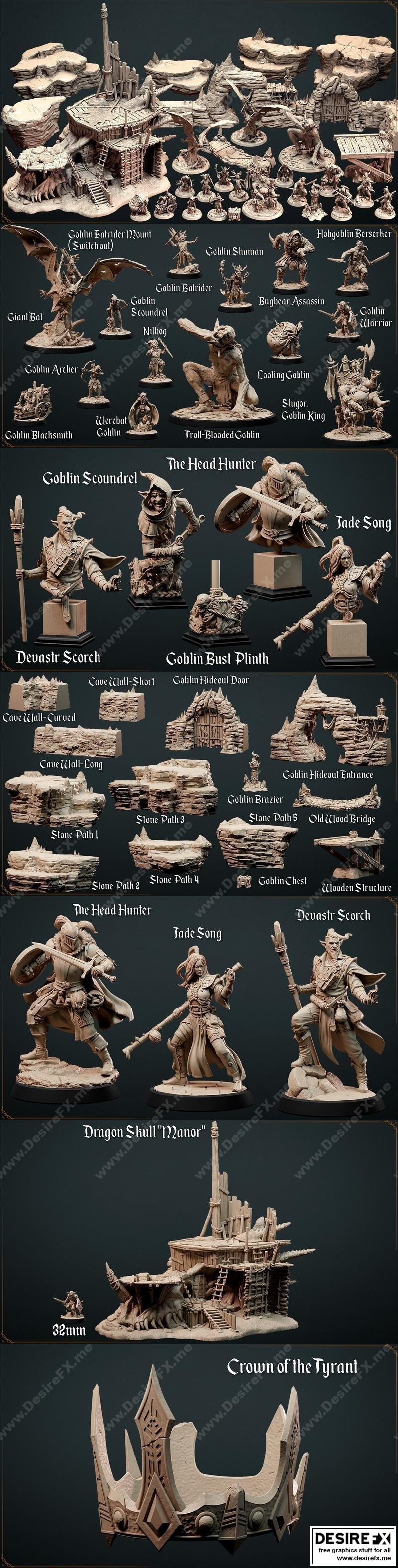 Goblin Mines – Miniatures  
中文标题：哥布林矿洞迷你模型|Goblin Mines – Miniatures