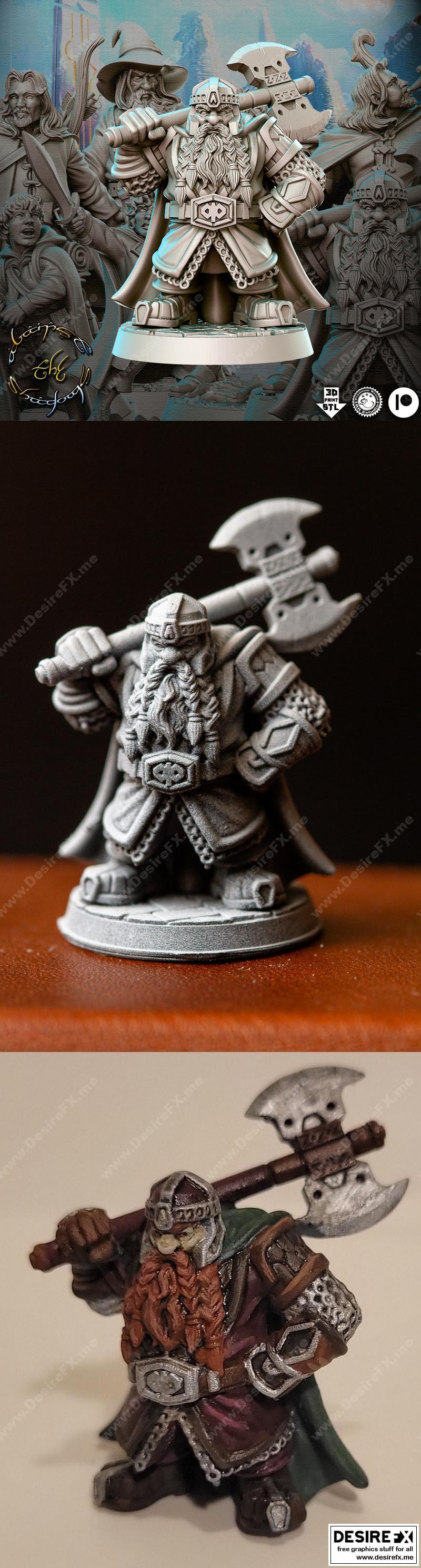 Uddir雷神战斧 3D打印模型|Uddir Thunderaxe