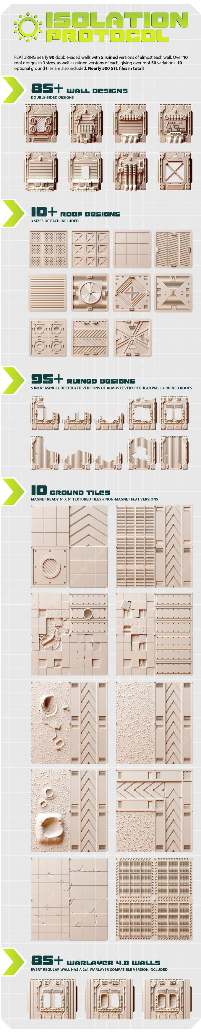 Corvus Games《隔离协议》地形模型|Corvus Games Terrain – Isolation Protocol