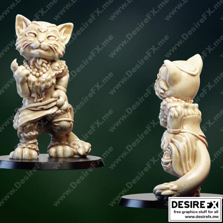 猫娘3D打印模型|Cat Prostitute