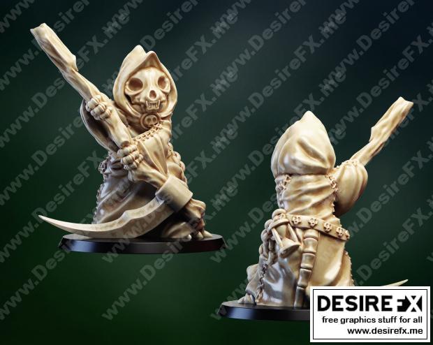 猫耳少女3D打印模型|Cat Death