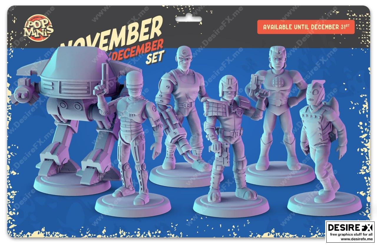 Pop Minis – 正义 – 2021年12月  
重新拟定中文标题：  
Pop Minis 正义之形 3D打印模型|Pop Minis – Justice – December 2021