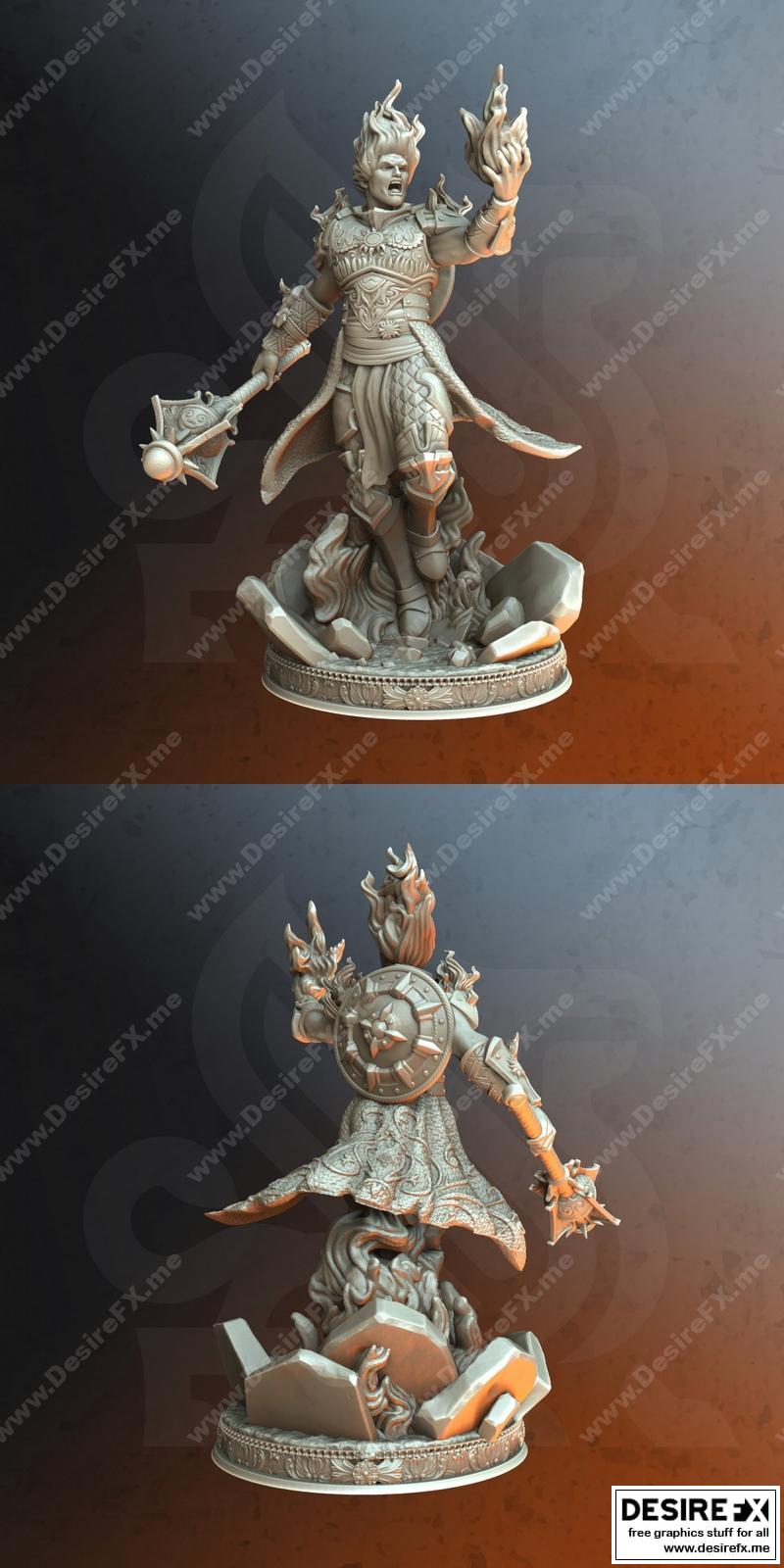 太阳神职者 – 苏拉基 3D打印模型|Sun Cleric – Suraci