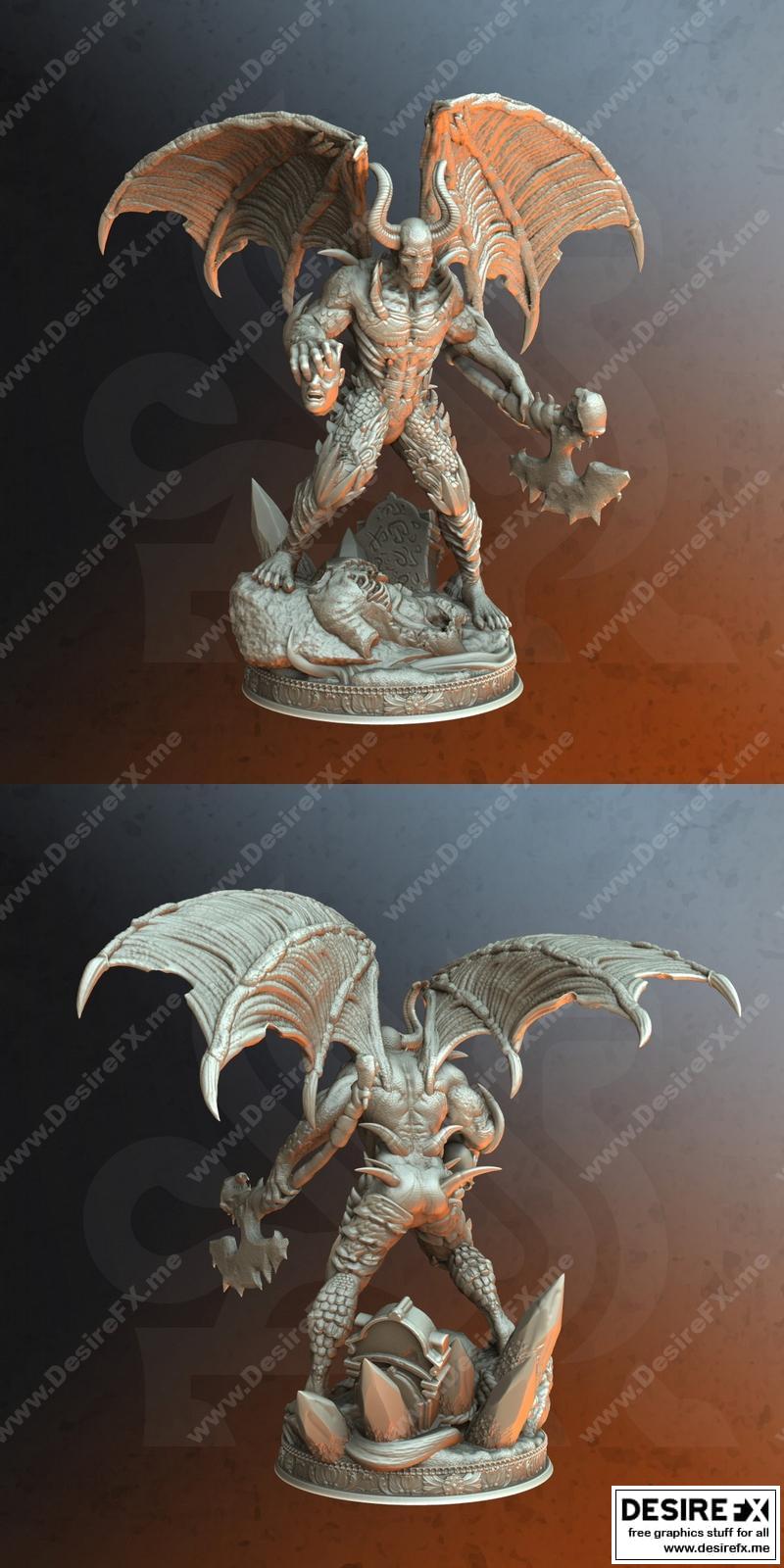 灰烬之妖：3D打印模型设计集|Demon of Ash