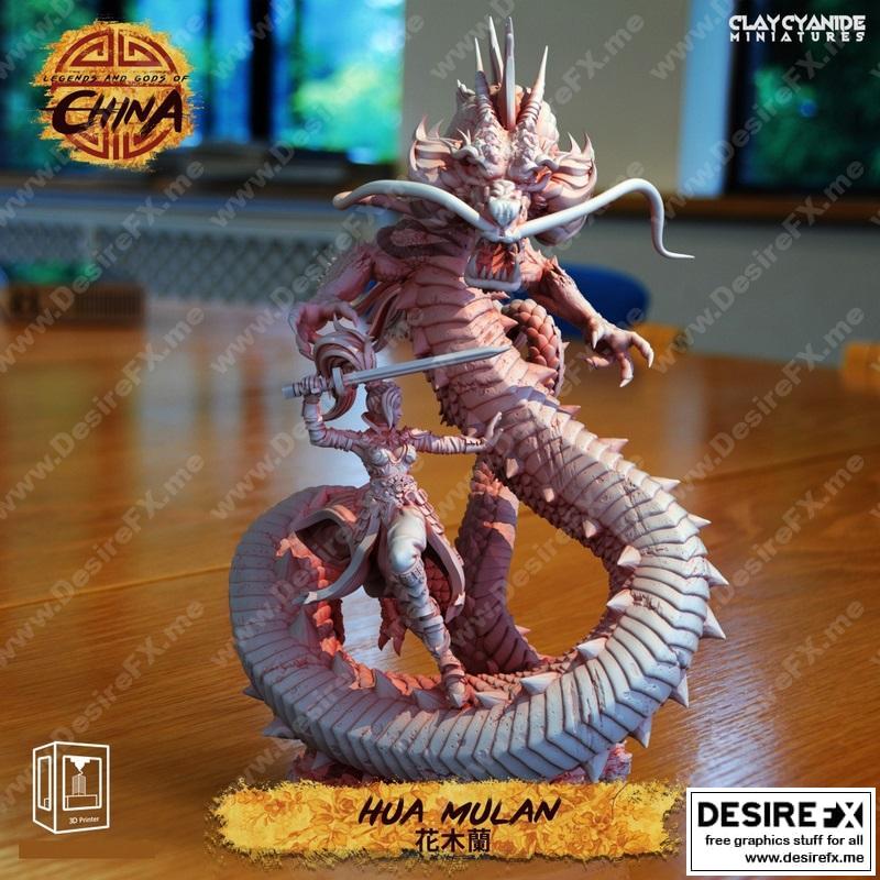 《花木兰3D打印模型》|Hua Mulan