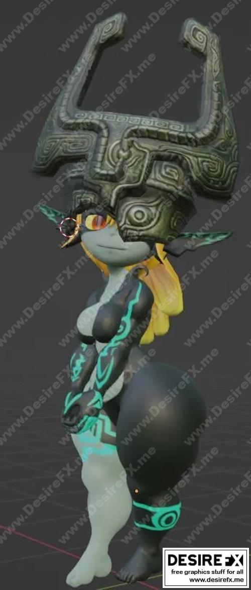Midna 3D打印模型|Midna – 3D Print Model STL