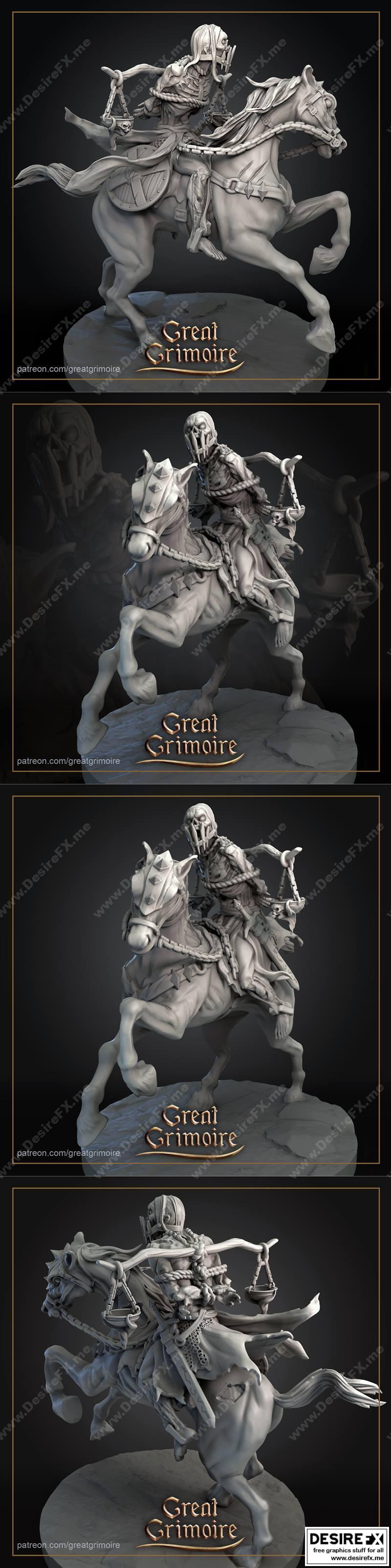 饥荒末日——3D打印模型|Famine Apocalypse – 3D Print Model STL