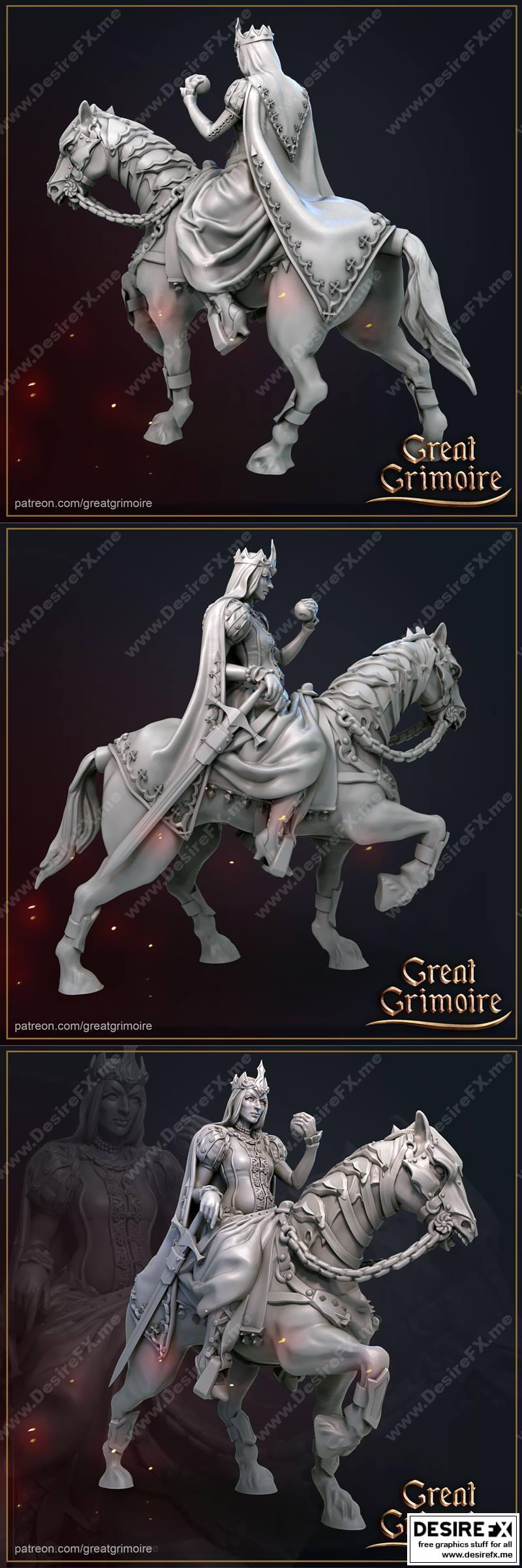 圣光骑士–3D打印模型|Paladin Rider – 3D Print Model STL