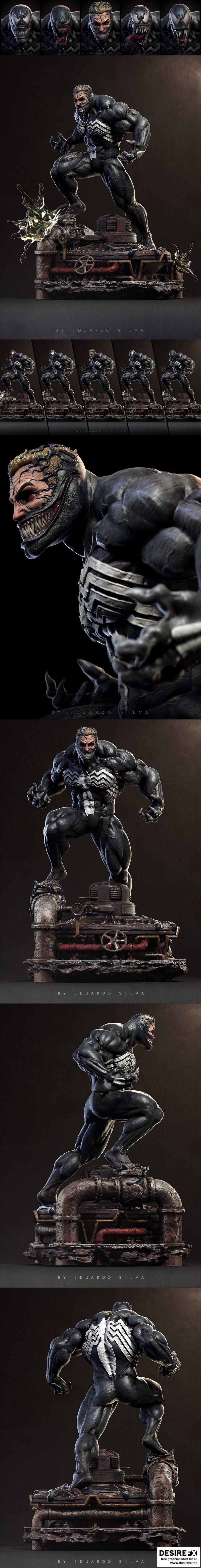 Venom - 伊多ardo 西尔瓦 - 3D打印模型|Venom – Eduardo Silva – 3D Model Print