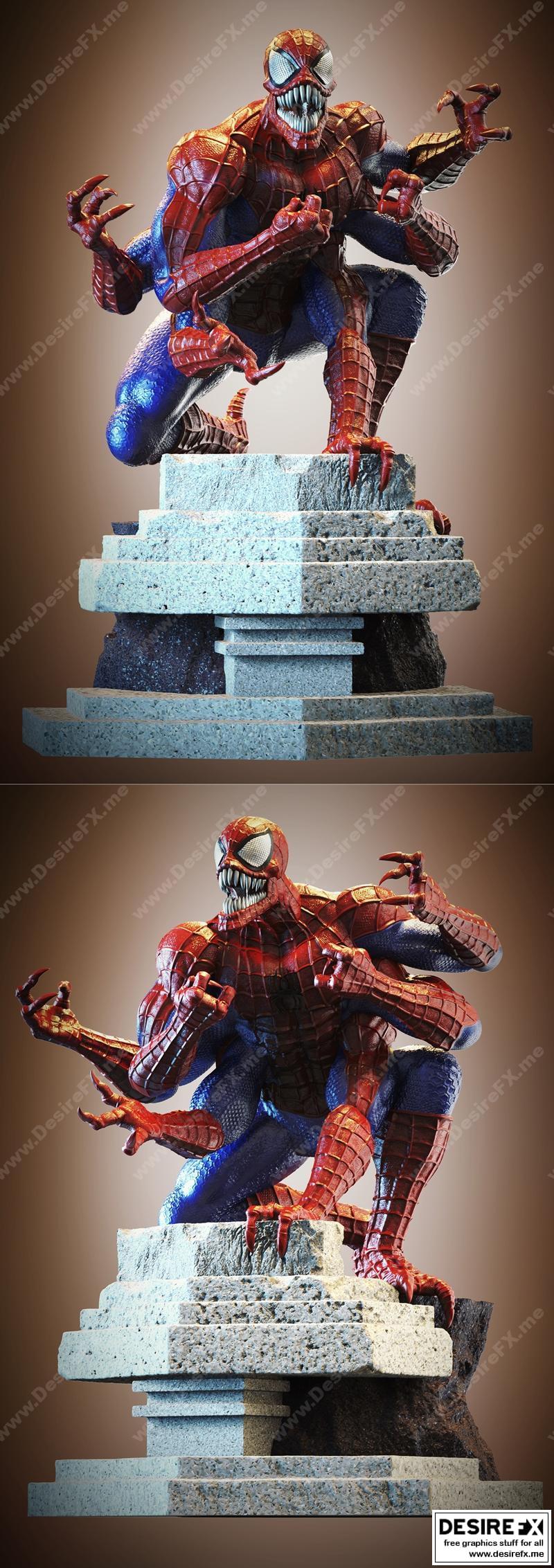 蜘蛛侠双胞胎模型——3D打印作品|Spiderman doppelganger – 3D Print Model