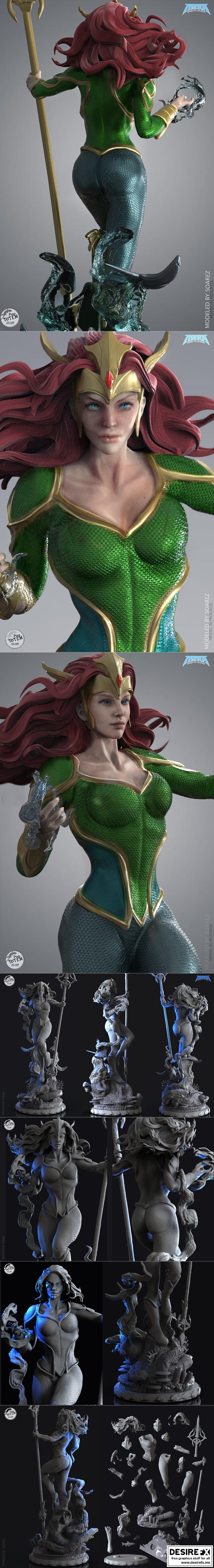 Mera（流行图腾）3D打印模型|Mera (Pop Totem) – 3D Print Model