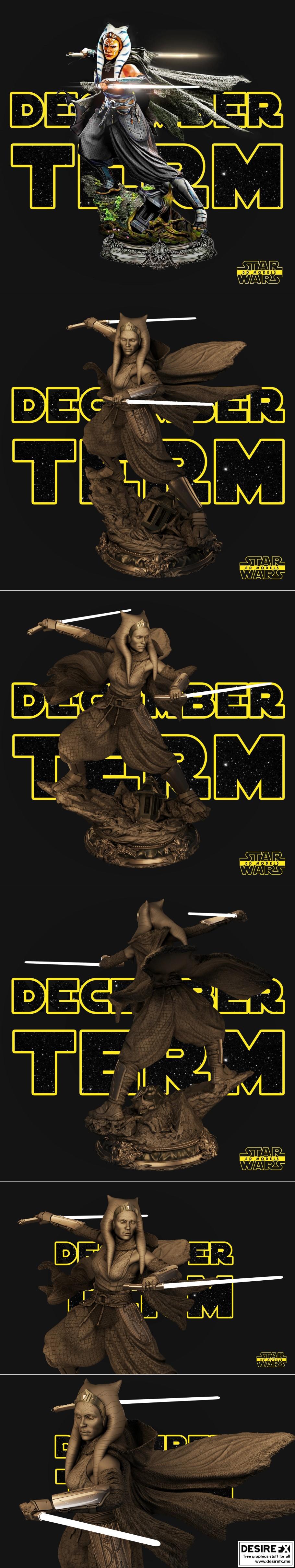 《星球大战：阿索卡·塔诺 3D打印模型》|Ahsoka Tano