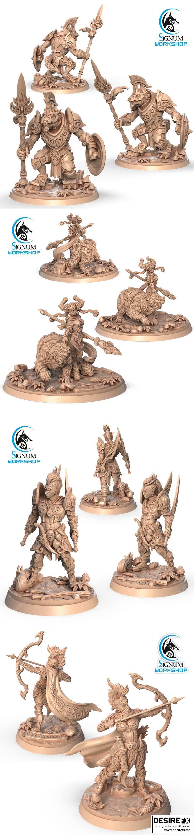 独角兽联盟 3D打印模型|Alliance of the Unicorn – 3D Print Model STL