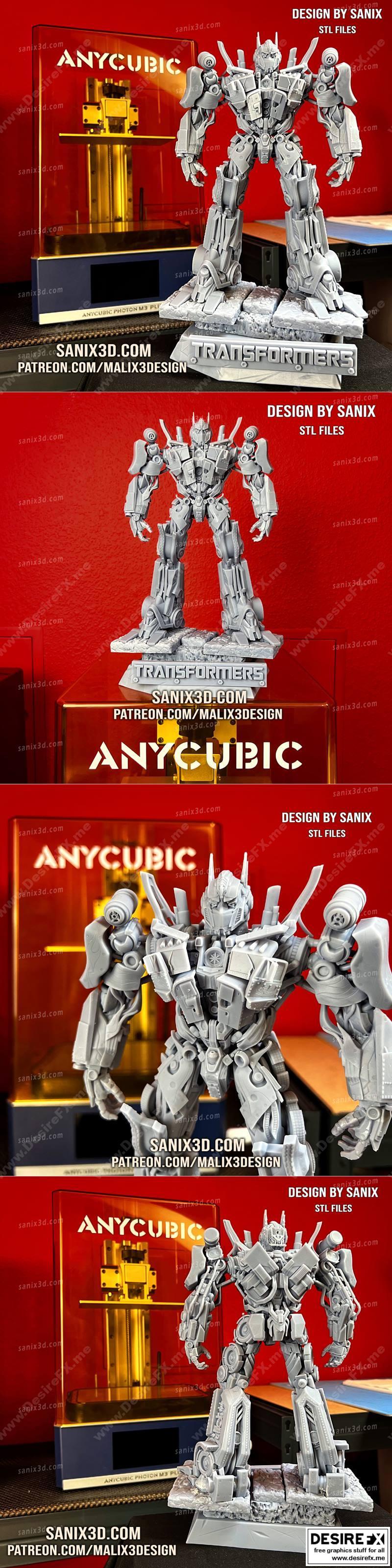 变形金刚-擎天柱-3D打印模型|Optimus Prime – TRANSFORMERS