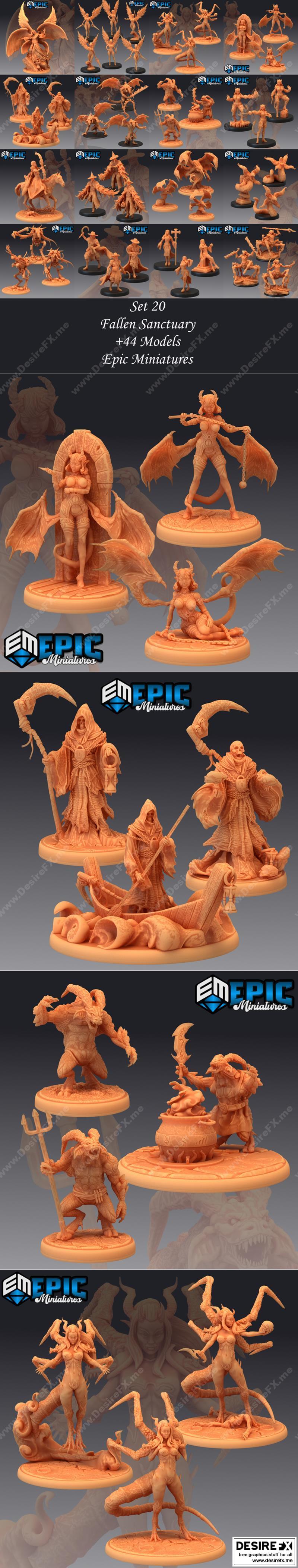 史诗迷你系列——失落圣殿|Epic Minis – Fallen Sanctuary