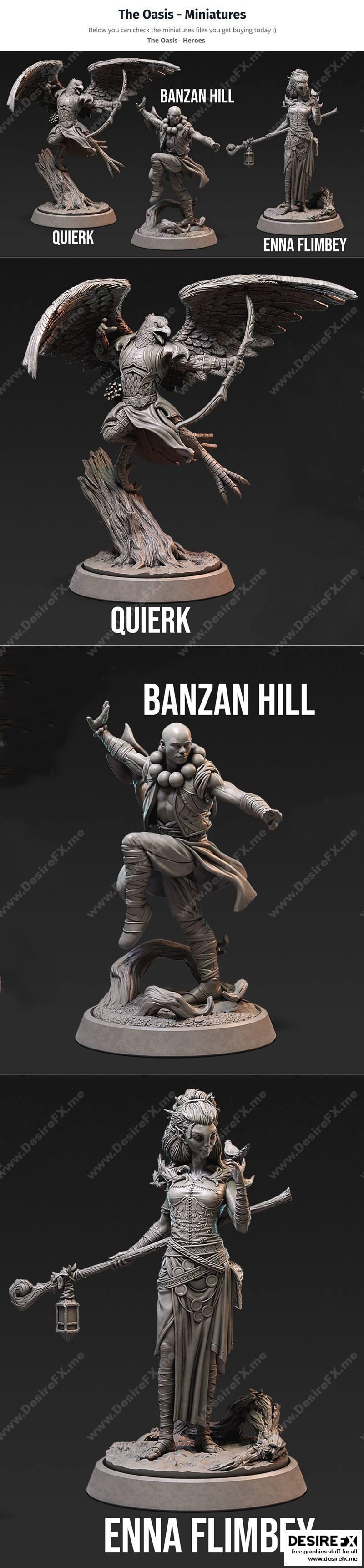 Loot Studios – 沙漠绿洲 – 英雄模型|Loot Studios – Oasis – Heroes
