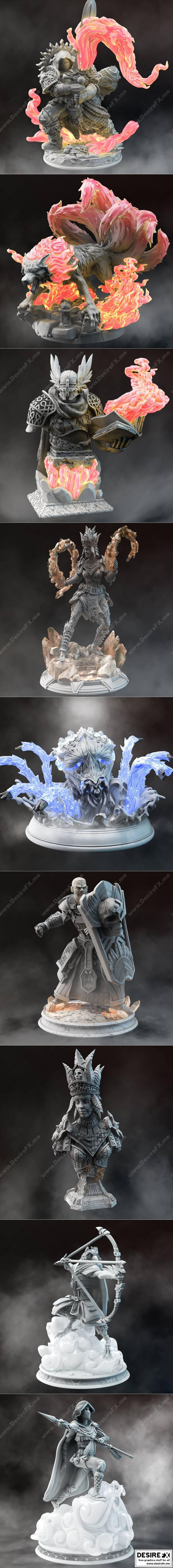 DM Stash – 元素能量 June 2022 3D打印模型|DM Stash – Elemental Energies June 2022