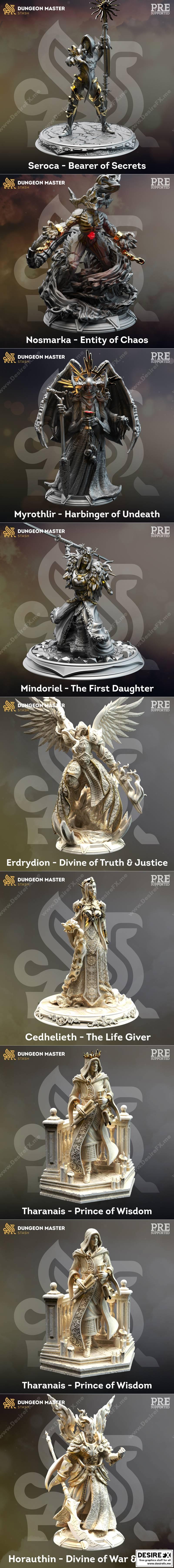 DM Stash – 至尊觉醒 2022 3D打印模型集|DM Stash – Divine Awakening April 2022